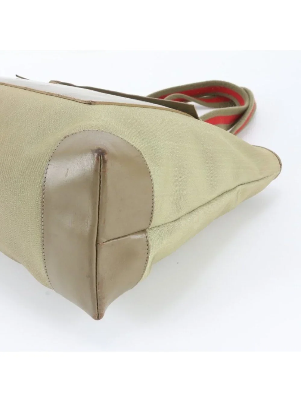Gucci 019 Leather Nylon Tote Shoulder Business Document